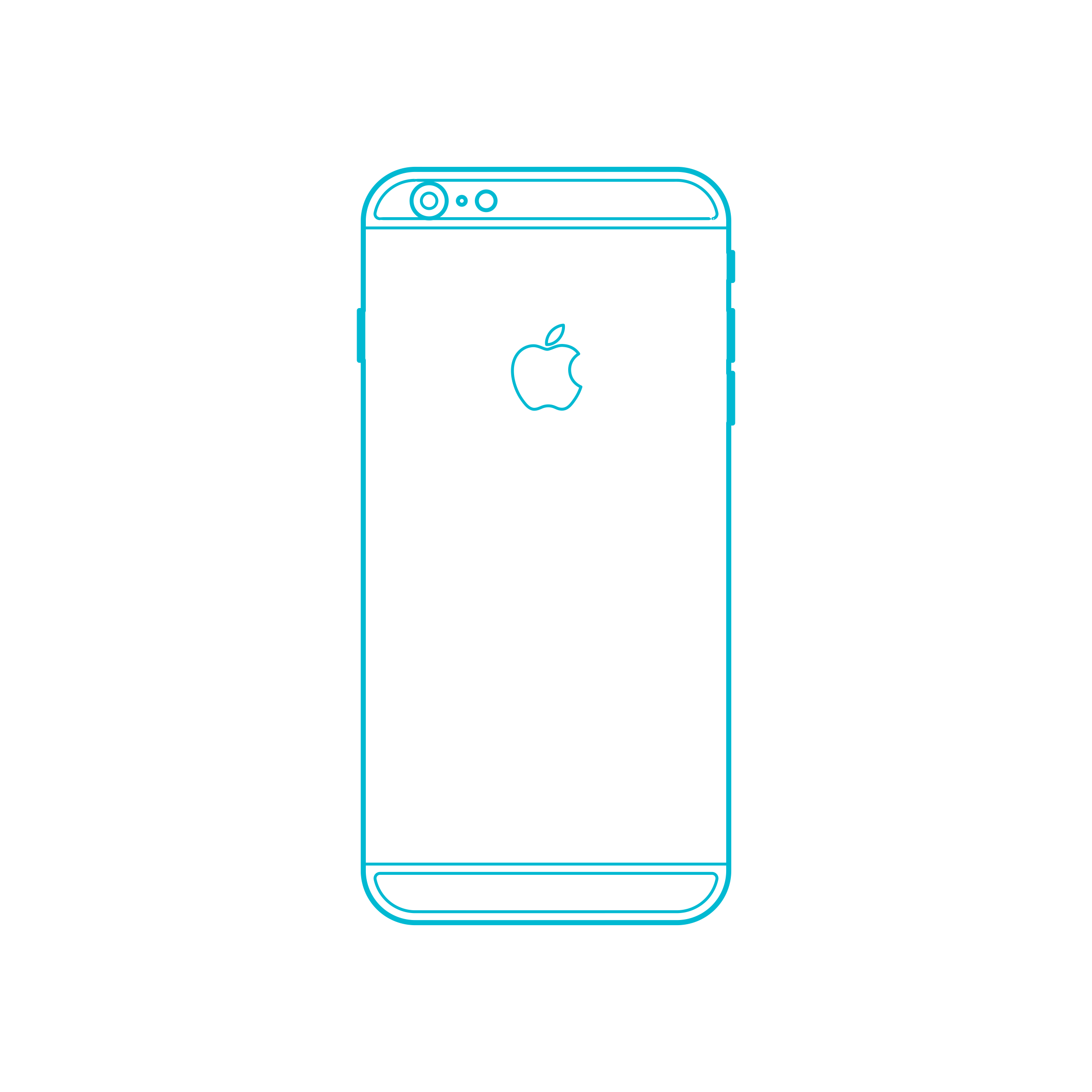 Digital Apple Iphones Apple Iphone 6 8Th Gen Technical Sticker Outline Svg File Free Vectors